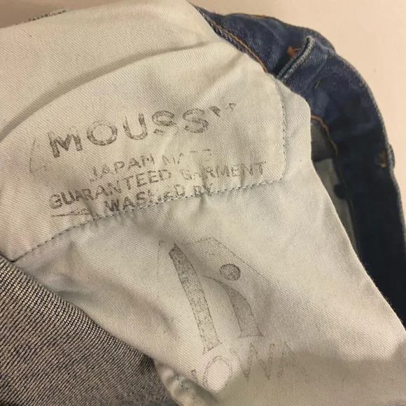 Moussy Vintage Glendele Distressed Skinny Jeans Blue Size 25 - Picture 8 of 13